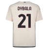 Maillot de Supporter AS Roma Dybala 21 Extérieur 2023-24 Pour Homme